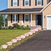 Big Dot of Happiness Rose Gold Graduation Lawn Decorations - 10 Piece - 3 of 4