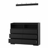6 Drawer Dresser for Bedroom, Chest of Drawers with Hook, Wooden Sideboard Buffet Cabinet, Storage Dressers Chest for Living Room Entryway Bedroom - 4 of 4