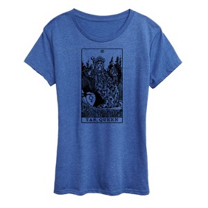 Women's - Instant Message - Yas Queen Tarot Short Sleeve Graphic T-Shirt - 1 of 4