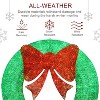 Luupatchy 48-inch Large Outdoor Christmas Wreath with LED lights, for Home, Door, Xmas Decorations - 2 of 4