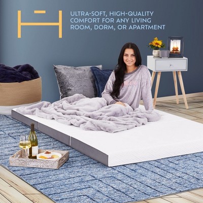 Heyward 4" Full Size Memory Foam Trifold Mattress