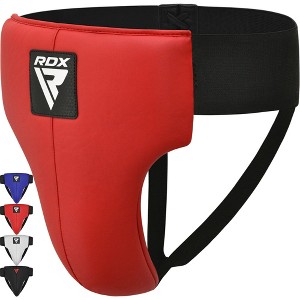RDX Sports R1 Abdominal Groin Guard, Muay Thai, Kickboxing, Maya Hide Leather MMA Training Groin Protector for Boxing - 1 of 4