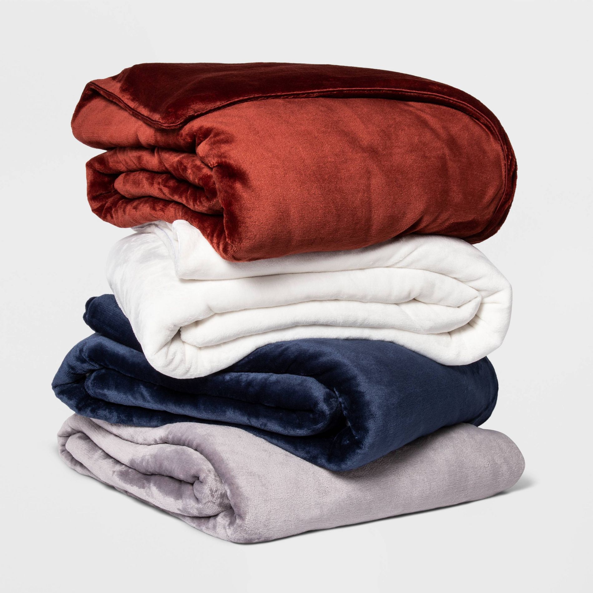 55"x80" Microplush Weighted Blanket with Removable Cover - Threshold™