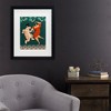 Trademark Fine Art - Arty Guava  A Date With a Wild Cat Matted Framed Art - 2 of 4