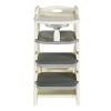 INFURNIC Ladders Multi functional Growing Up Dining Chair with Adjustable Height for Home Use, gray, 16.54"*25.2"*31.5" - 3 of 4