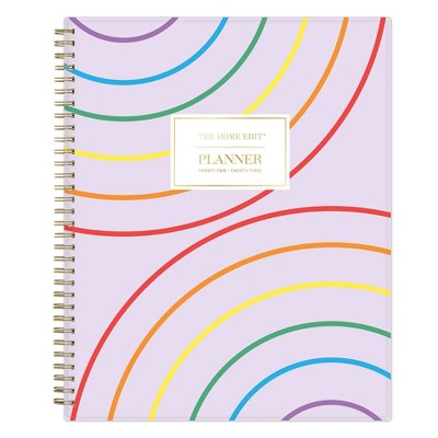 2022-23 Academic Planner Weekly/Monthly Wirebound 8.5&#34;x11&#34; Double Rainbow - The Home Edit for Day Designer