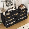 Nasitip 7 Drawer Dresser for Bedroom, Modern Wood Storage Dresser Organizer with Gold Metal Handles & Anti-Tipping Device for Hallway, Entryway - 2 of 4