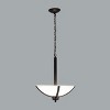 Yosemite Home Decor 107-3B-16AWCF Alta Peak Collection Three Light Bowl Chandelier, Coffee, 66 Piece, 21" H x 16" W x 16" D - 2 of 4