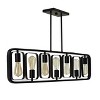 Yosemite Home Decor Perseus 7-Light Modern Island Chandelier in Matte Black Finish with Rotating Decorative Elements - 3 of 4