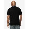 KingSize Men's Big & Tall Double Tipped Polo - 3 of 4