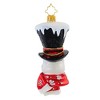 Christopher Radko 5.0 Inch It's Chilly At The Top Snowman Carrot Nose Tree Ornaments - 2 of 3