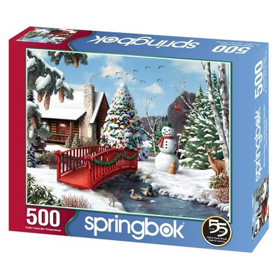 Springbok Winter's Home Jigsaw Puzzle - 500pc