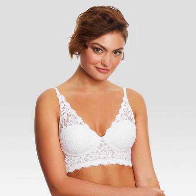 White Halter Bralette : Target