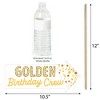 Big Dot of Happiness Funny Golden Birthday - Happy Birthday Party Photo Booth Props Kit - 10 Piece - 3 of 4
