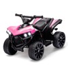 Kids ATV 4 Wheeler, 6V Ride on Toy, Wear-Resistant Wheels, Music & Foot Pedal, Battery Powered Electric Quad Car for Kids Toddlers 3-10 - 2 of 4
