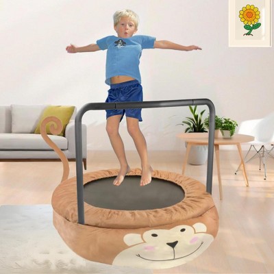 Jump Into Fun Outdoor and Indoor Dual use Monkey Black and Yellow Foldable Iron Tube for Age 3 7