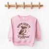 The Juniper Shop Hootin' Leads To Hollerin' Owl Toddler Sweatshirt - 5/6T - Pink - 2 of 4