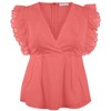 VENUS Womens Eyelet Ruffle Tank - 4 of 4