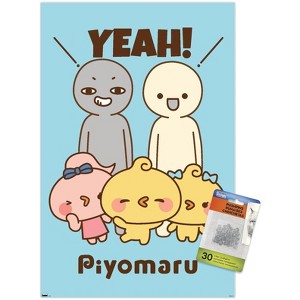 Trends International Piyomaru - Yeah! Unframed Wall Poster Prints - 1 of 4