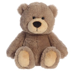 Aurora Medium Bumbles Bear Snuggly Stuffed Animal Brown 11" - 1 of 4