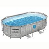 Bestway 14 Foot x 39.6 Inch Oval Above Ground Swimming Pool with 530 GPH Filter Pump and Bestway 530 GPH AquaCrawl Pool Maintenance Vacuum Cleaner - 2 of 4