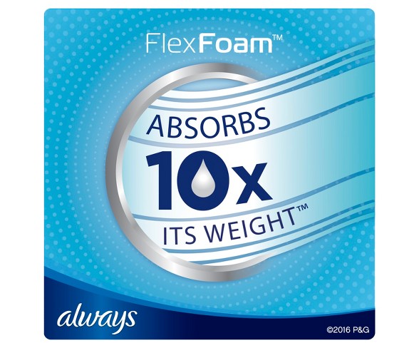 ALWAYS Infinity Size 2 Super Absorbency Unscented Sanitary Pads with Wings Unscented - 32ct
