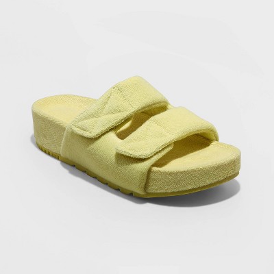 yellow platform slides