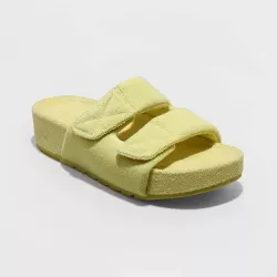 Women's Remi Platform Slide Sandals - A New Day™ Yellow 5