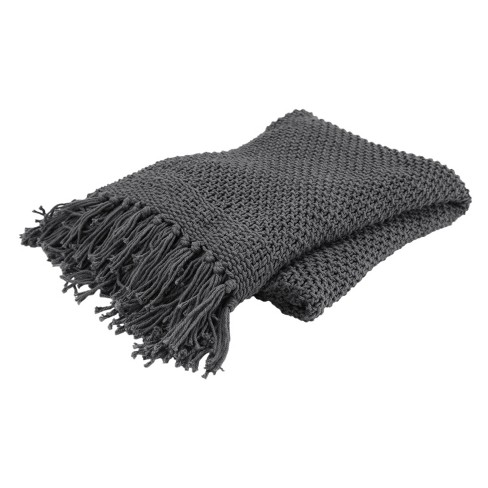 Charcoal blanket throw new arrivals