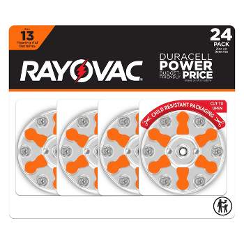 Rayovac Size 13 Hearing Aid Battery - 24pk