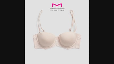 Maidenform Self Expressions Women's Multiway Push-Up Bra SE1102 - Evening  Blush/Sheer Pale Pink 36B 1 ct