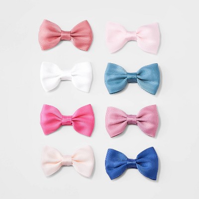 Baby 8pk Bow Hair Clips - Cloud Island™