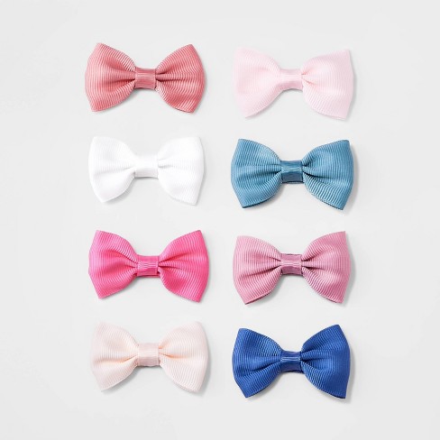 Silk Bow Snap Hair Clip