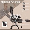 Sapphtopaz Massage Office Chair with Vibration Points, Adjustable Tilt Computer Chair with Armrest, Swivel Desk Chair for Office - 4 of 4