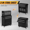 8 Drawer Rolling Tool Chest, Detachable Cabinet Storage Tool Box with Wheels, Metal Tool Cart, Tool Chest on Wheels for Workshop Warehouse Garage - 3 of 4
