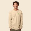 Dalix Alien Embroidered Cotton Classic Fit Long Sleeve Crewneck Tee Shirt Mens - 2 of 4