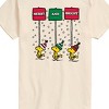 Men's - Peanuts - Woodstock Merry and Bright Holiday Signs Short Sleeve Graphic T-Shirt - 2 of 4