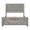 Queen Size Wooden Platform Bed with Headboard for Bedroom - 2 of 4