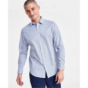 Alfani Mens Croquis Button Up Shirt - 1 of 1