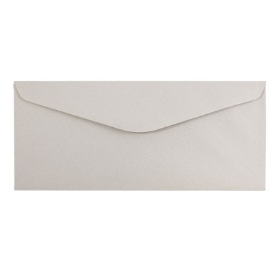 JAM Paper #14 Business Envelopes 5 x 11.5 Grey Kraft 370031866I