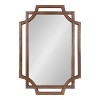 40" x 27" Minuette Wood Framed Wall Mirror Natural - Kate & Laurel All Things Decor: Modern Rectangular, No Assembly Required - 2 of 4