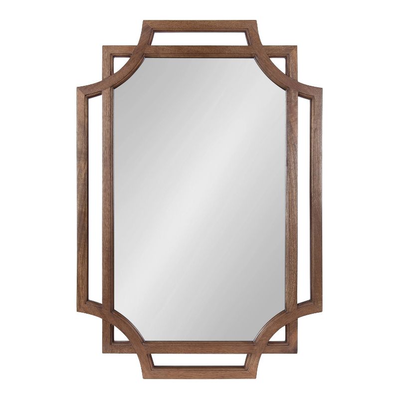 40&#34; x 27&#34; Minuette Wood Framed Wall Mirror Natural - Kate &#38; Laurel All Things Decor, 3 of 10