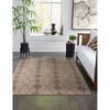 Liora Manne Monaco  Indoor/Outdoor Area Rug  Taupe.. - 2 of 4