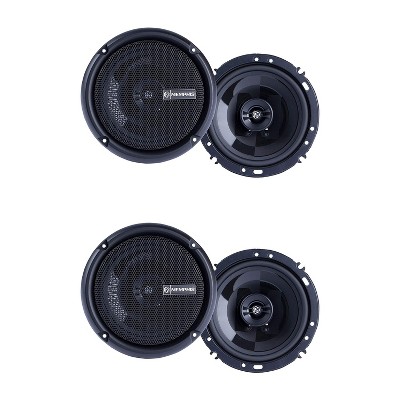  Memphis Audio PRX602 Power Reference 6.5 Inch Car Vehicle Audio Coaxial Speaker System (2 Pack) 