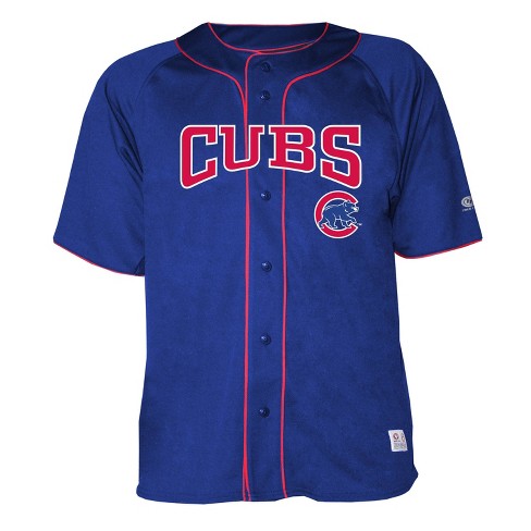 MLB Chicago Cubs Men's Button-Down Jersey - L