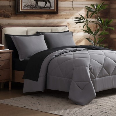 Coleman® 7 Piece Reversible Comforter & Sheet Set, All Season Bedding Set