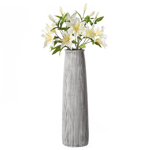 Uniquewise Decorative Modern Round Table Centerpiece Flower Vase With ...
