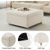 Lift-Top Ottoman Coffee Table with Storage , Storage Ottoman Bench for Living Room, Bedroom, and Entryway - 4 of 4
