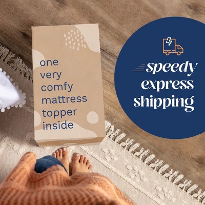 Queen 4-Inch High Density Memory Foam Mattress Topper