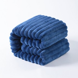 Flannel Fuzzy Toddler Blanket, Fluffy Warm and Lightweight Baby Plush Blanket - NTBAY - 1 of 4